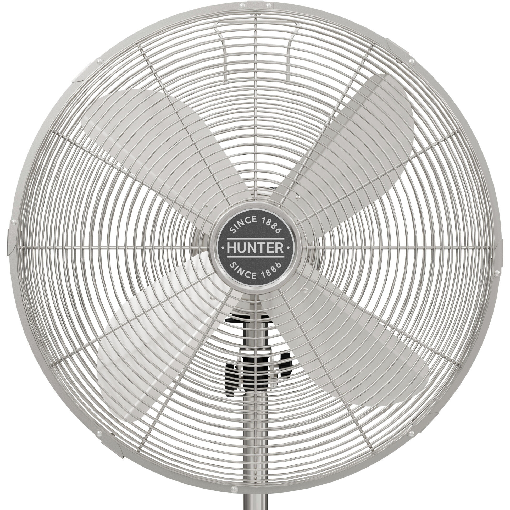 Hunter Fan 97317 Classic S16 Brushed Nickel Oscillating Standing Fan