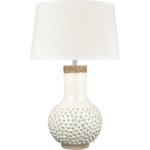 Elinor 32 inch 150 watt White Table Lamp Portable Light