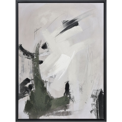 Beyer Multicolor and Black Framed Abstract Wall Art, I