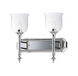 Centennial 2 Light 18 inch Polished Nickel Bath Vanity Wall Light