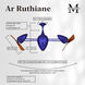 Matthews Gerbar Ar Ruthiane 16 inch Safira with Solid Mahogany Wood Blades Rotational Ceiling Fan