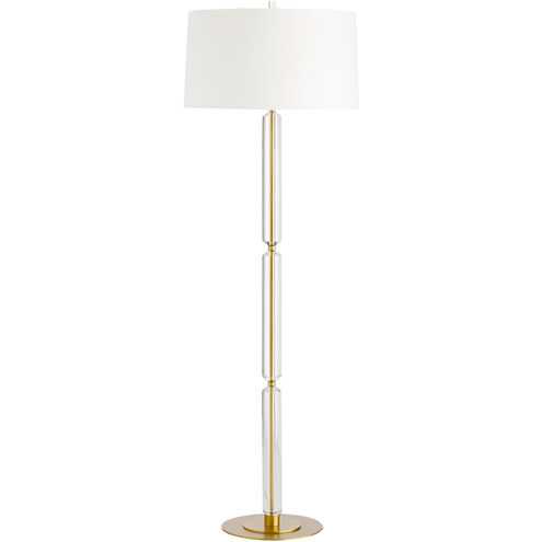 Gio 67 inch 150.00 watt Clear Floor Lamp Portable Light