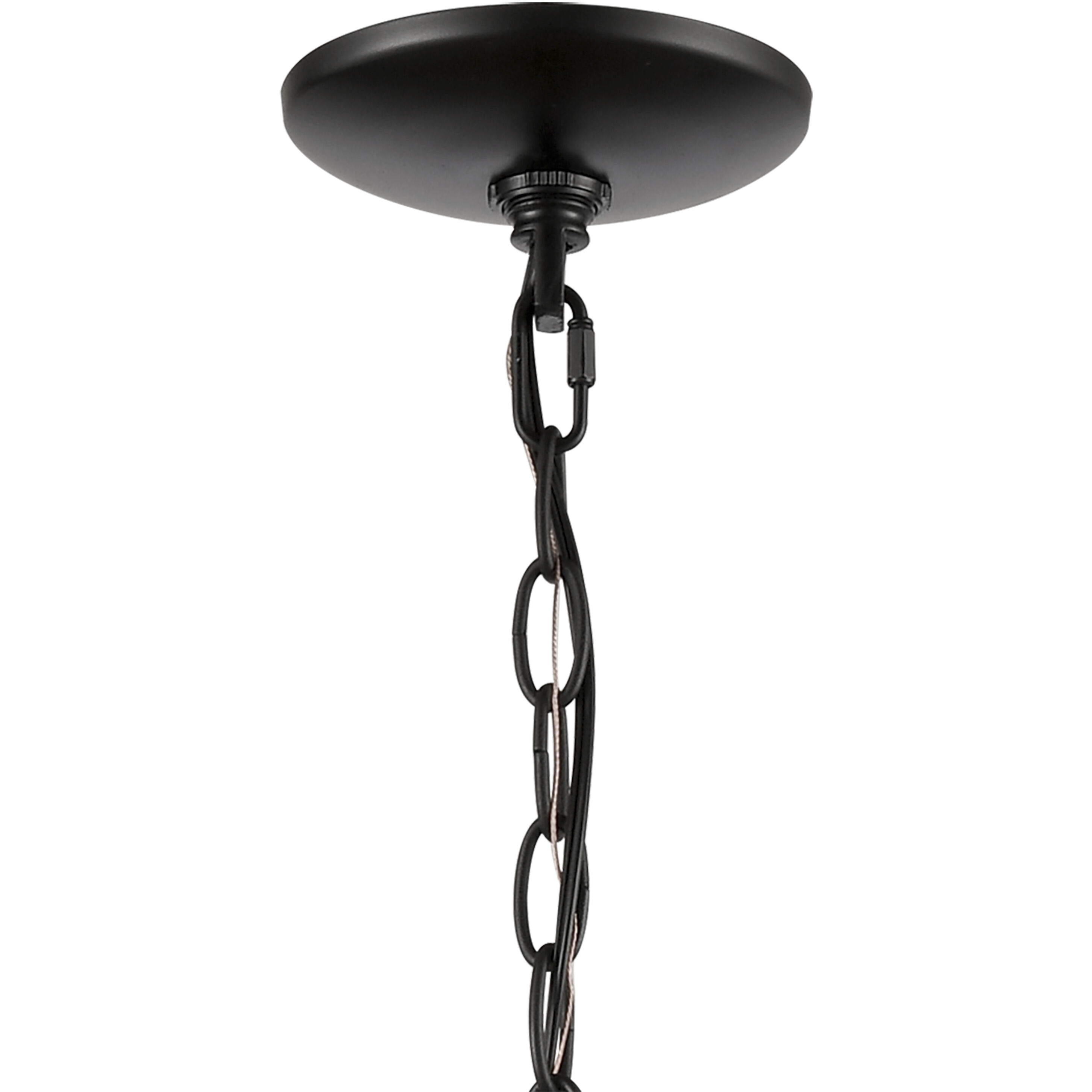 Oakland 9 Light 28.5 inch Black Chandelier Ceiling Light