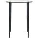 Wren 21.75 X 16.25 inch White Marble and Dark Bronze and Antique Brass Accent Table