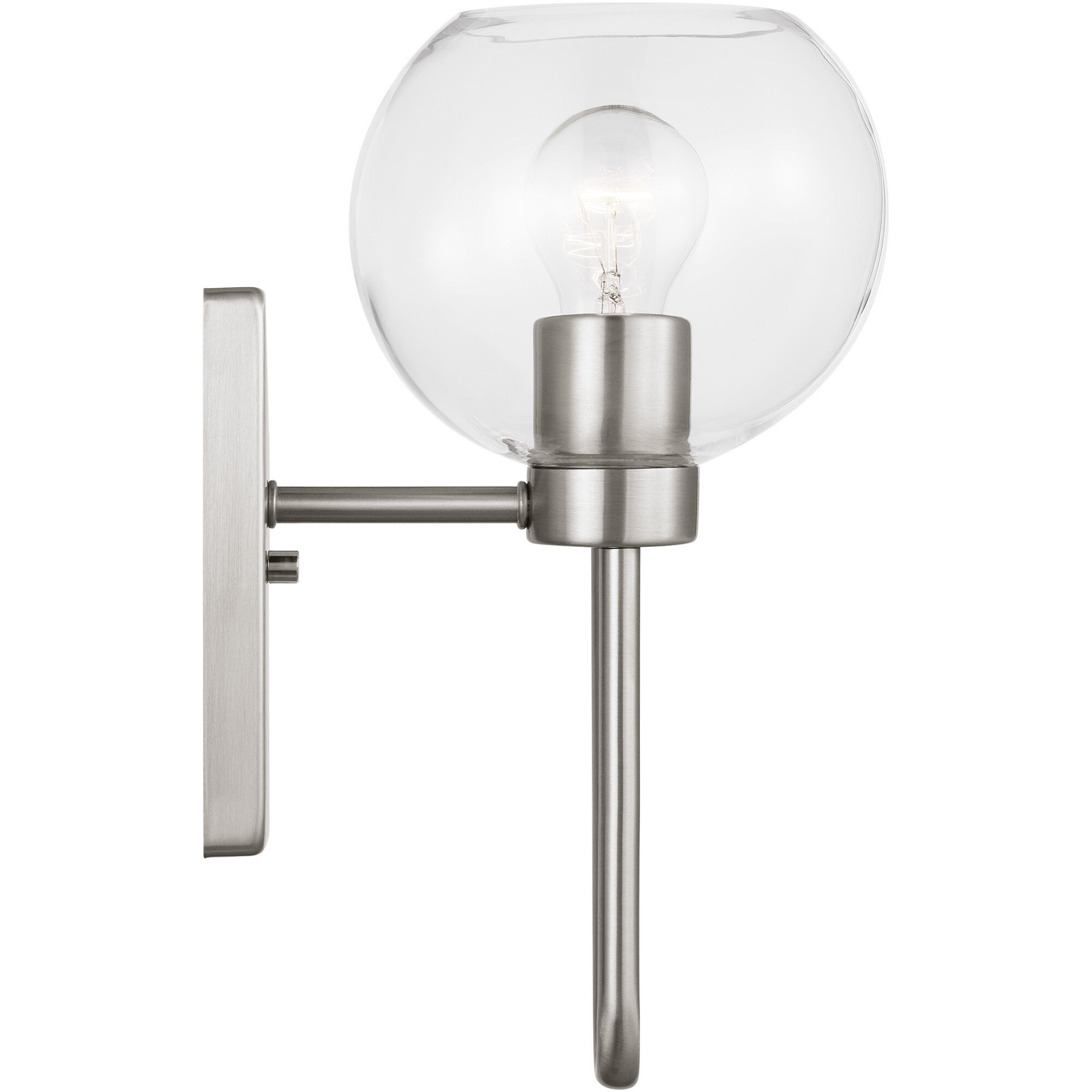 Codyn 1 Light 6.75 inch Brushed Nickel Bath Vanity Wall Light