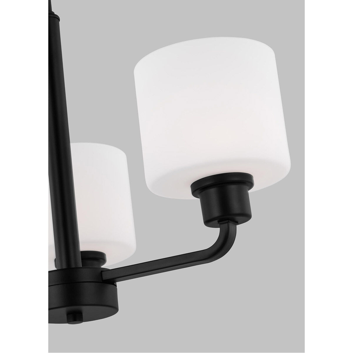 Canfield LED 19.63 inch Midnight Black Chandelier Ceiling Light