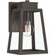 Hedry 1 Light 10 inch Antique Bronze Outdoor Wall Lantern