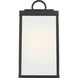 Drew & Jonathan Scott Howell 1 Light 12.5 inch Textured Black Outdoor Wall Lantern