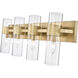 Lawson 4 Light 32 inch Rubbed Brass Vanity Wall Light in Rubbed Bronze
