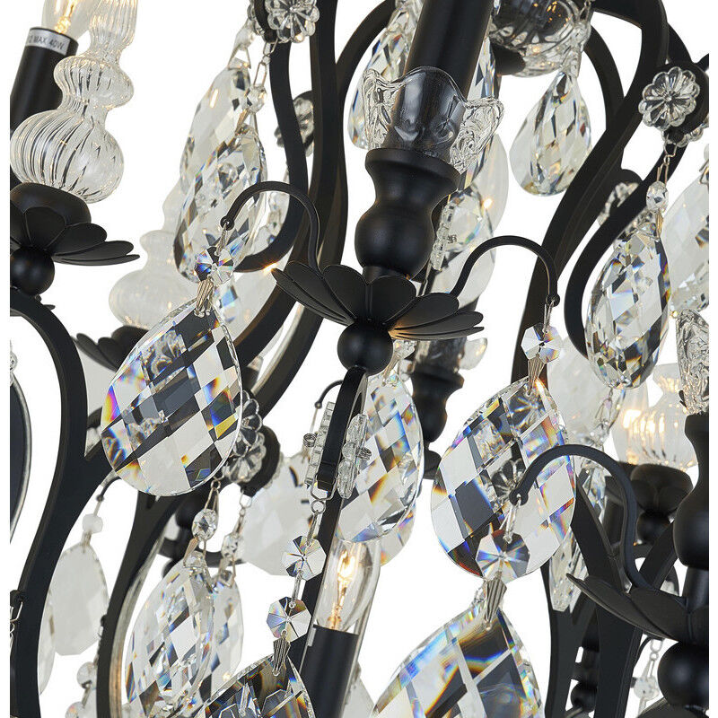 Canada 13 Light 32 inch Black Chandelier Ceiling Light