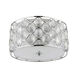 Isabella 3 Light 16 inch Polished Nickel Flushmount Ceiling Light