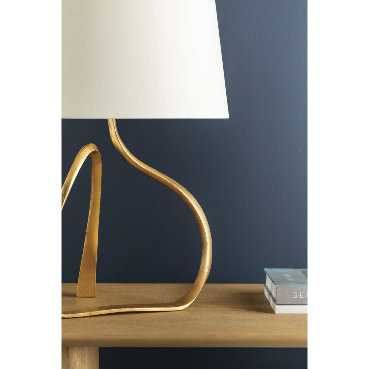 Tharold 26.25 inch 60.00 watt Vintage Gold Leaf Table Lamp Portable Light