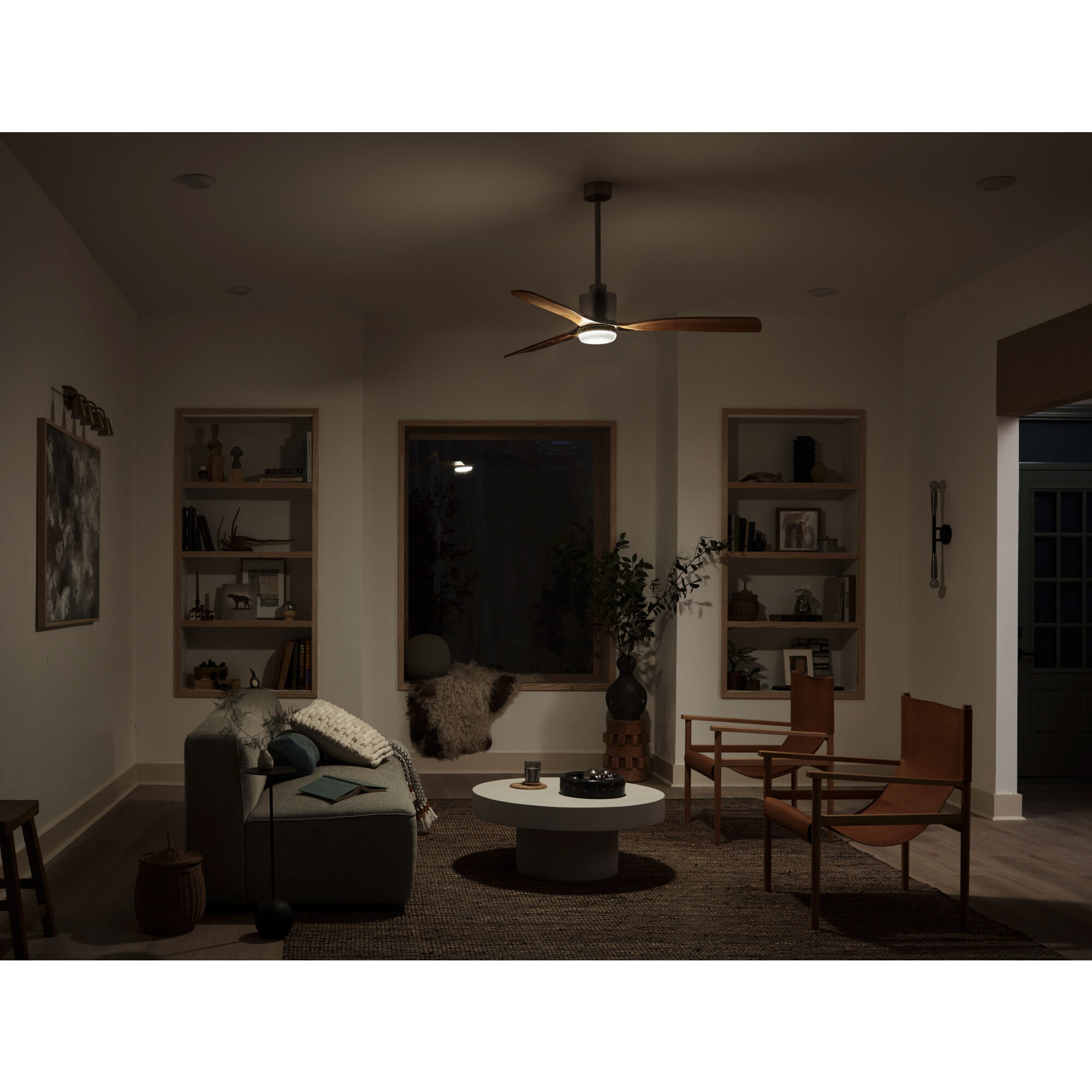 Sylvia 4 Light 120 Brushed Natural Brass Rail Light Ceiling Light