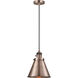 Franklin Restoration Appalachian LED 8 inch Antique Copper Mini Pendant Ceiling Light