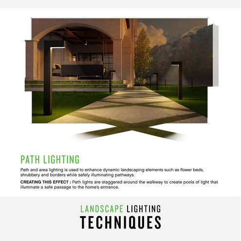 Carson 12v 1.50 watt Bronze Landscape Path Light