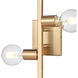 Attune 3 Light 5 inch Burnished Brass ADA Sconce Wall Light