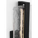 Drew & Jonathan Briggs 1 Light 21 inch Textured Black Outdoor Wall Sconce