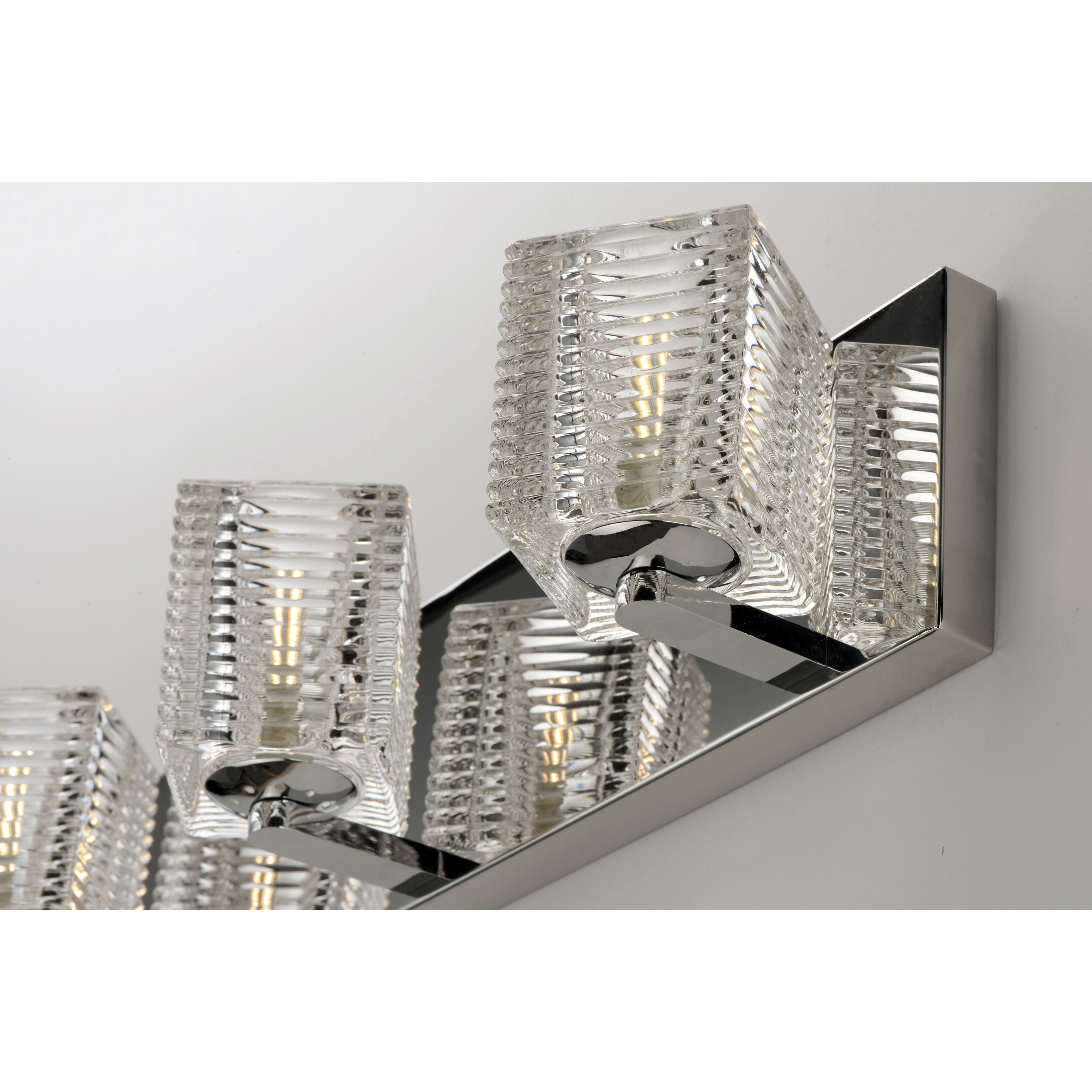 Groove LED 20.5 inch Polished Chrome Bath Vanity Wall Light