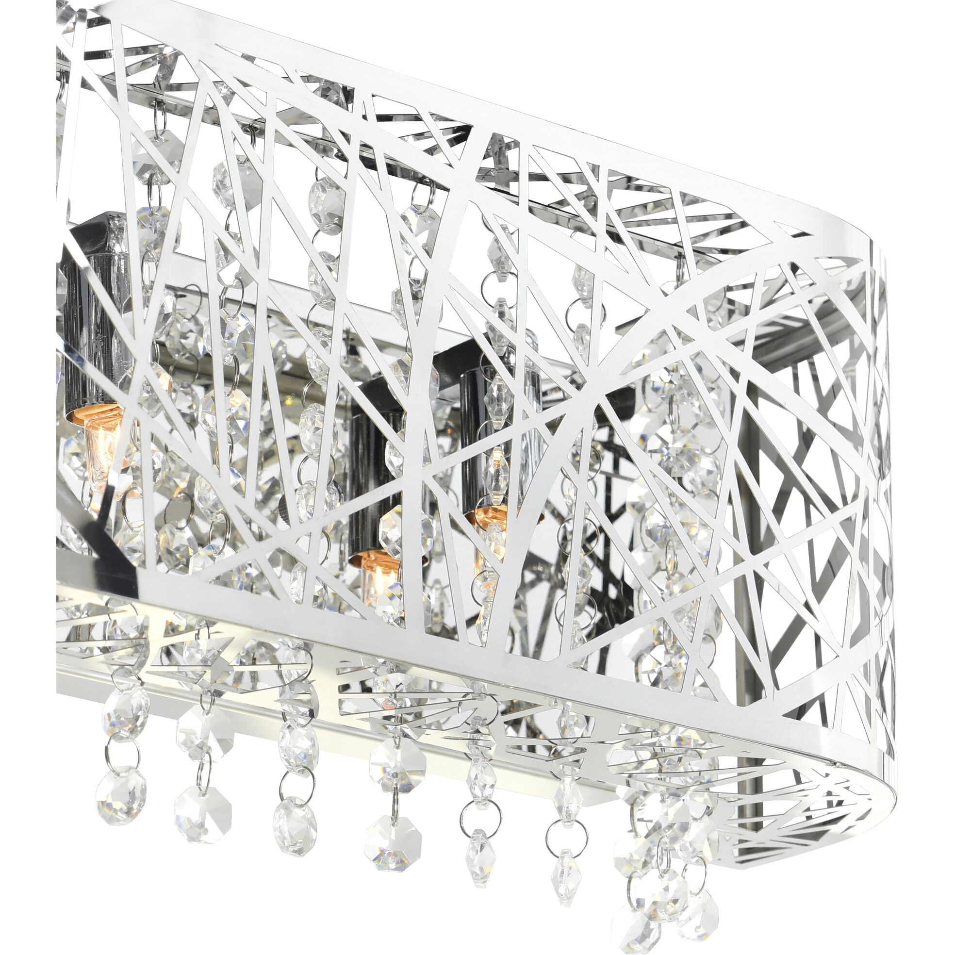 Eternity 6 Light 32 inch Chrome Vanity Light Wall Light