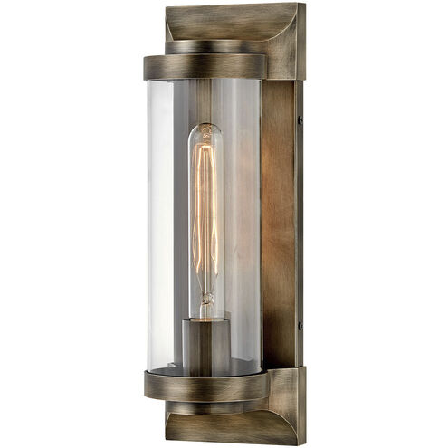 Pearson LED 14 inch Burnished Bronze Outdoor Wall Mount Lantern, Medium