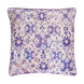 Roxana 22 X 22 inch Pale Pink and Bright Purple Throw Pillow