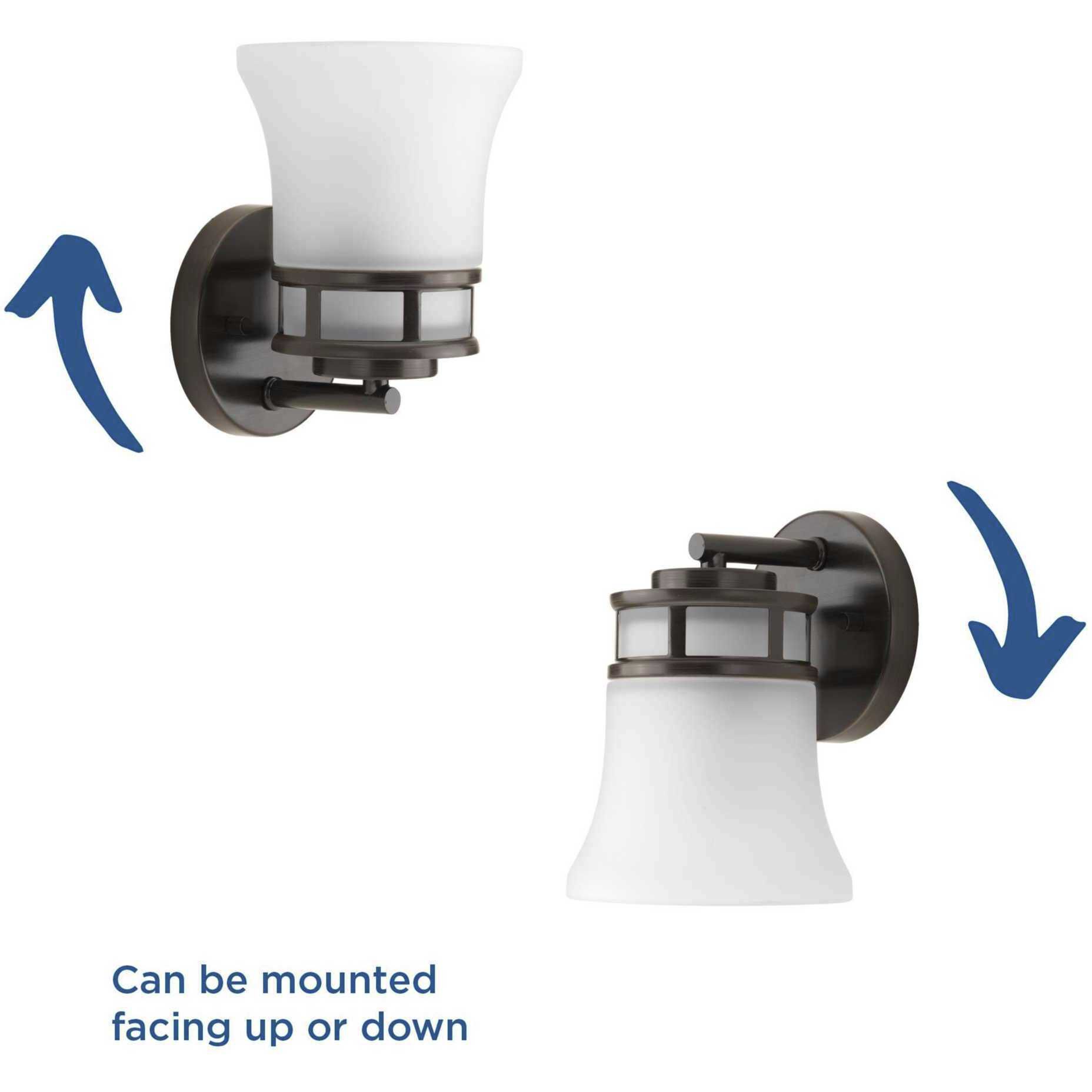 Cascadia 1 Light 6 inch Antique Bronze Bath Vanity Wall Light