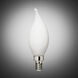 Branded Lamps LED F - Flame Tip C - E12 Candelabra 4 watt 120 2700K Light Bulb