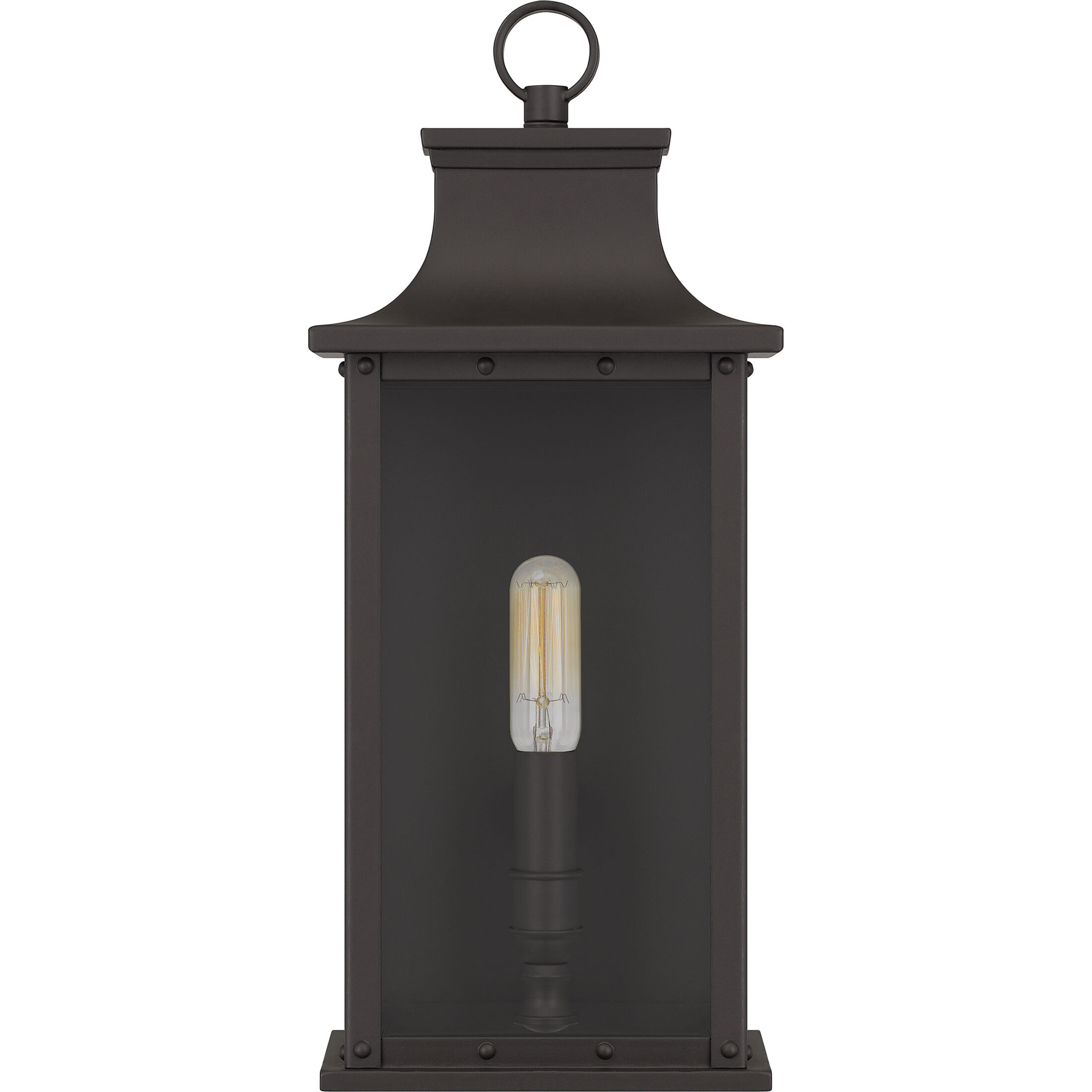 Abernathy 1 Light 16 inch Old Bronze Outdoor Wall Lantern, Small 
