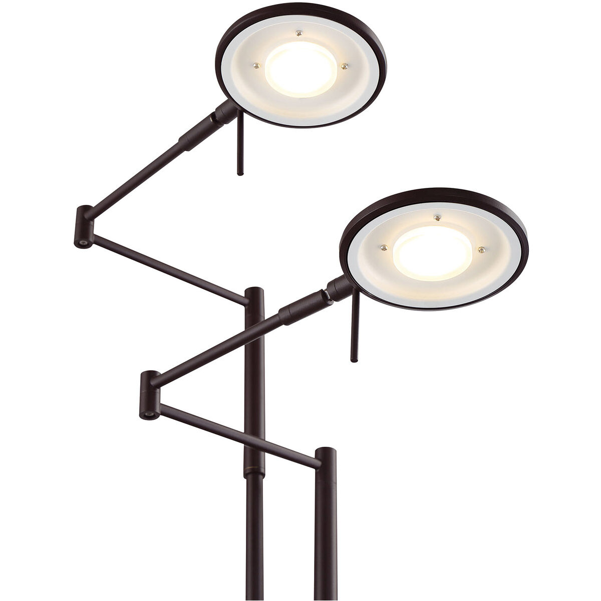 Dessau Turbo 40 inch 13 watt Bronze Floor Lamp Portable Light