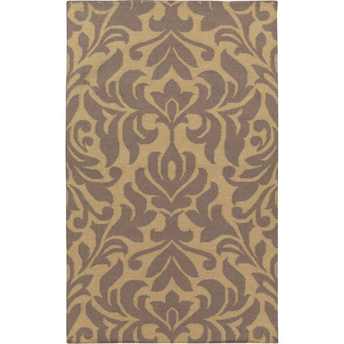 Market Place 132 X 96 inch Dark Brown, Camel Rug