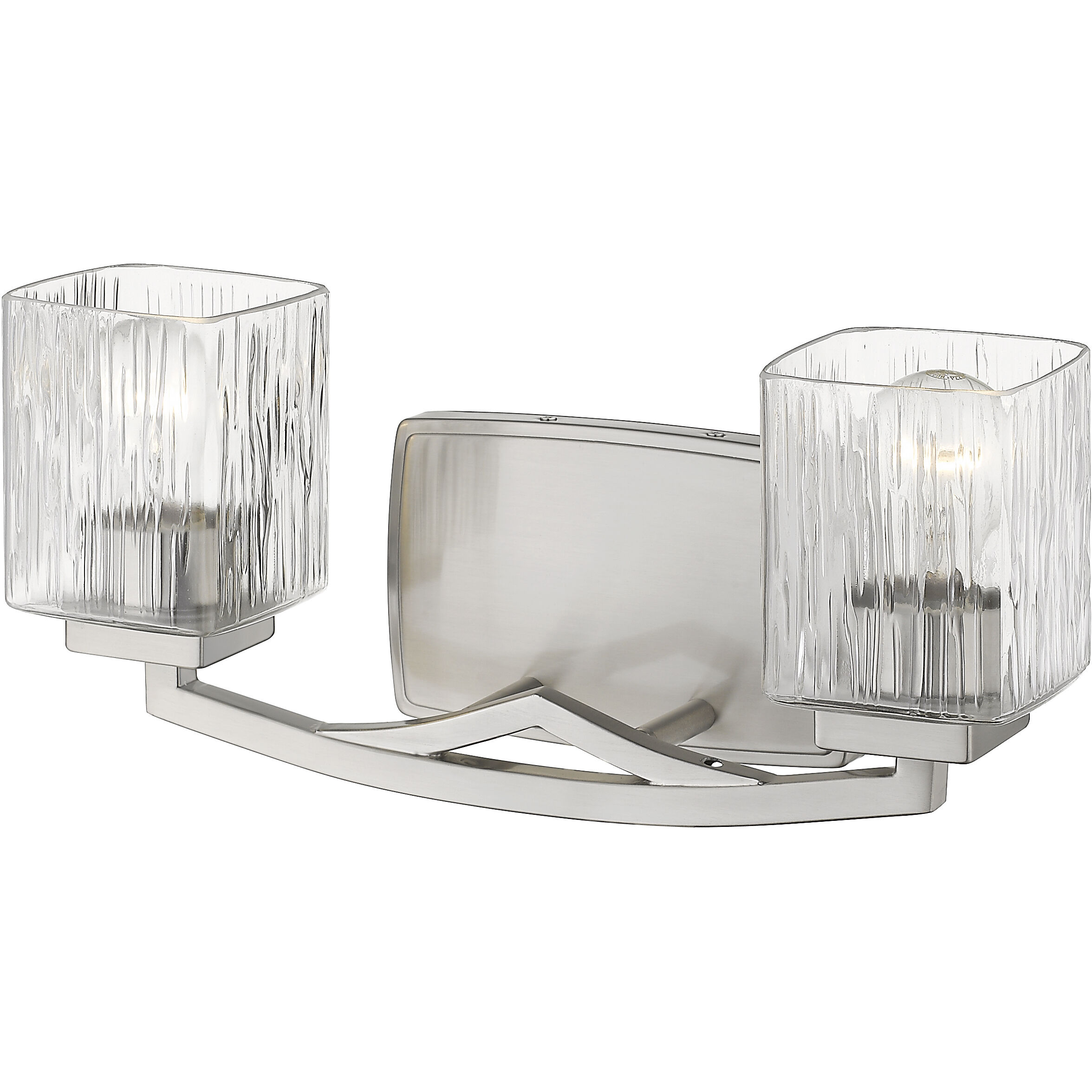 Zaid 2 Light 16 inch Brushed Nickel Vanity Wall Light