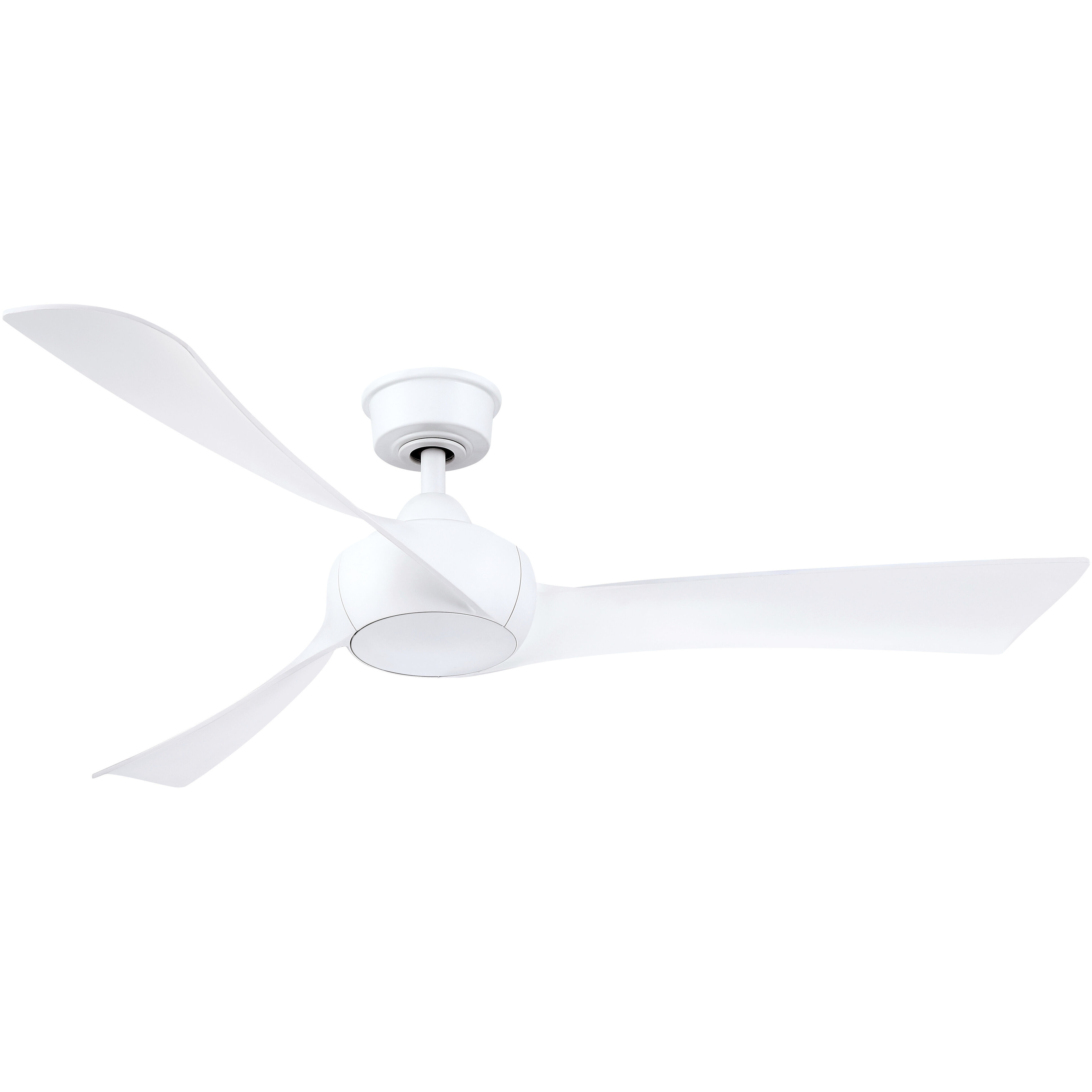 Wrap Custom 8.88 inch Matte White Fan Motor Only