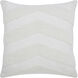 Chiara 20 inch Ivory Indoor Pillow