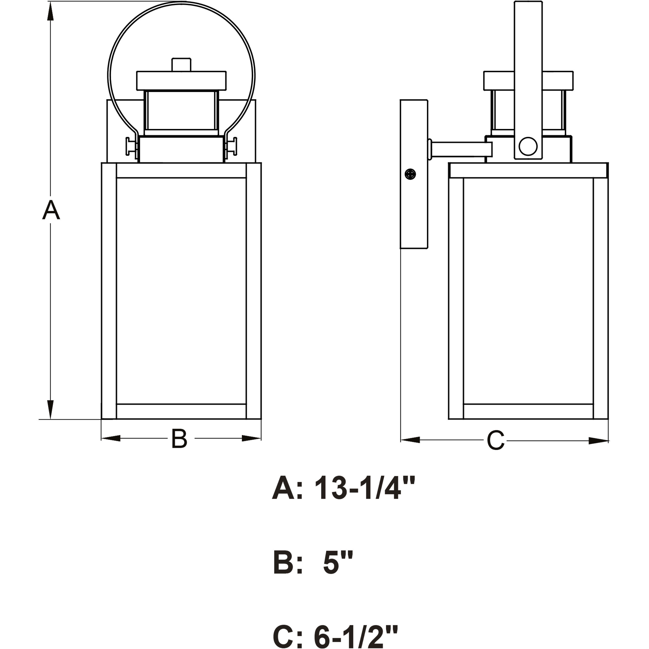 Medinah Textured White Outdoor Motion Sensor