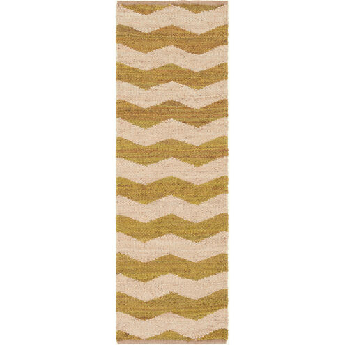 Wade 120 X 96 inch Lime, Cream Rug