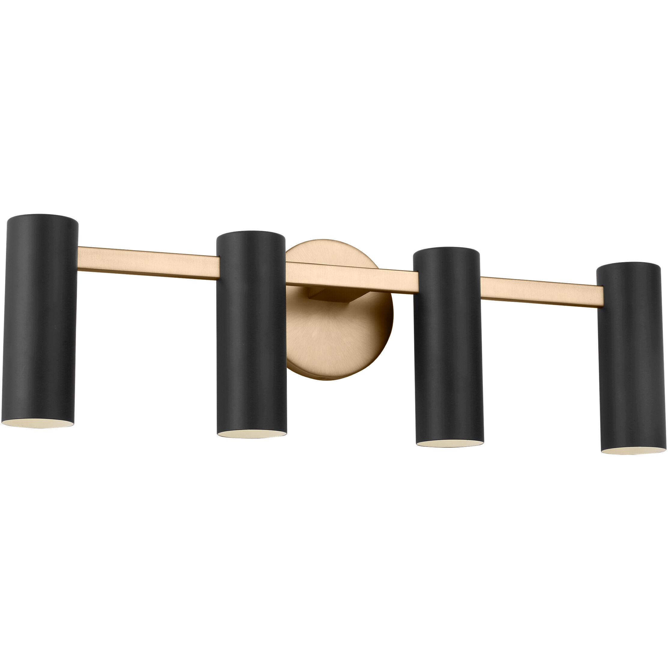 Zentro LED 24 inch Satin Brass Vanity Light Wall Light