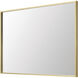 Grace 36 X 27 inch Gold Mirror