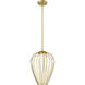 Savanti 1 Light 12 inch Modern Gold Pendant Ceiling Light