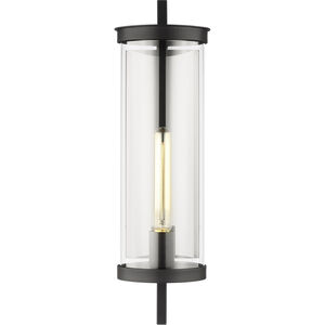 C&M by Chapman & Myers Eastham 1 Light 20.5 inch Textured Black Outdoor Wall Lantern