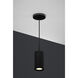GX25 LED 3.5 inch Black Pendant Ceiling Light