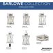 Barlowe 1 Light 13 inch Stainless Steel Outdoor Wall Lantern, Small