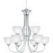 Tahoe 9 Light 30 inch Brushed Nickel Chandelier Ceiling Light