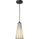 Lumino 1 Light 5 inch Comet White Mini Pendant Ceiling Light