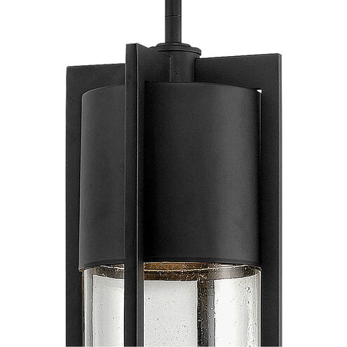 Shelter LED 8 inch Black Outdoor Hanging Lantern, Extra Large