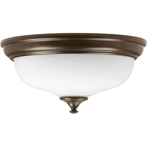 Campbell LED 13 inch Antique Bronze Flush Mount Ceiling Light, Progress LED