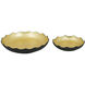 Metro Black and Gold Plate