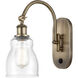 Ballston Ellery LED 5 inch Antique Brass Sconce Wall Light