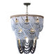 Coastal Living Ombre 6 Light 24.00 inch Chandelier