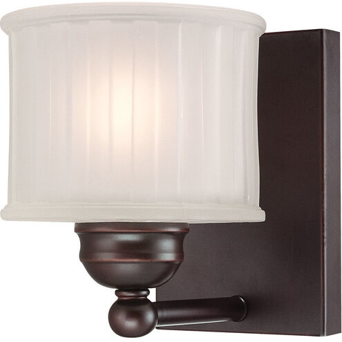 1730 Series 1 Light 24 inch Lathan Bronze Bath Light Wall Light