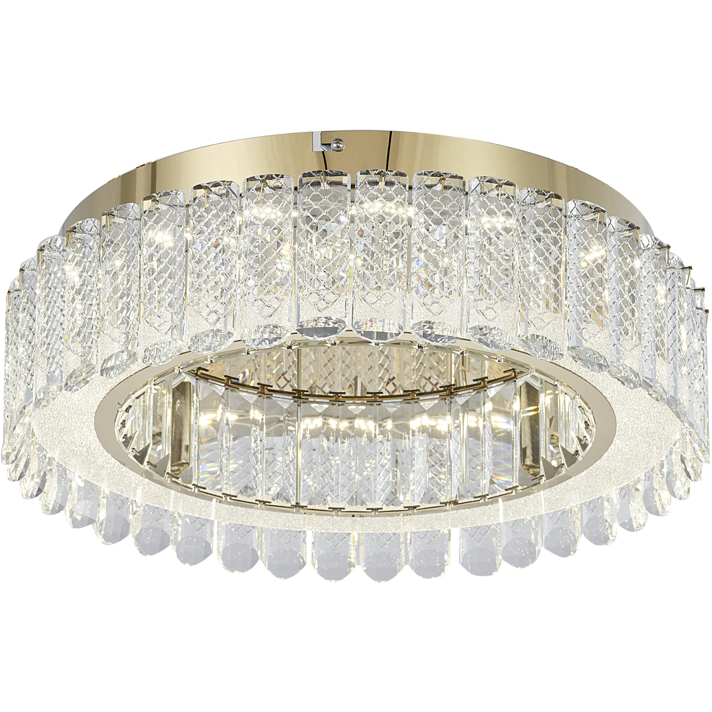 Canada LED 16 inch Gold Flush Mount Ceiling Light